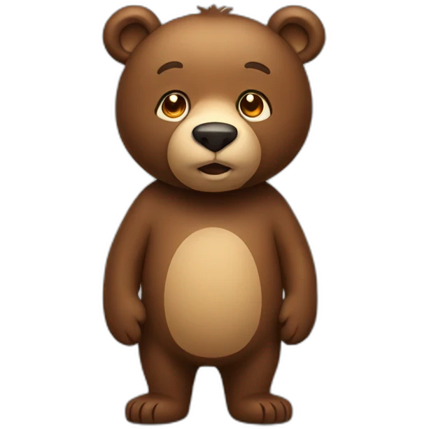 bear standing emoji