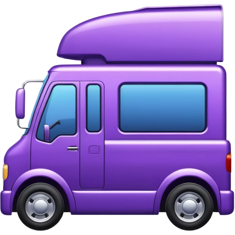 purple truck emoji emoji