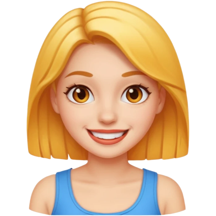 A hot girl emoji