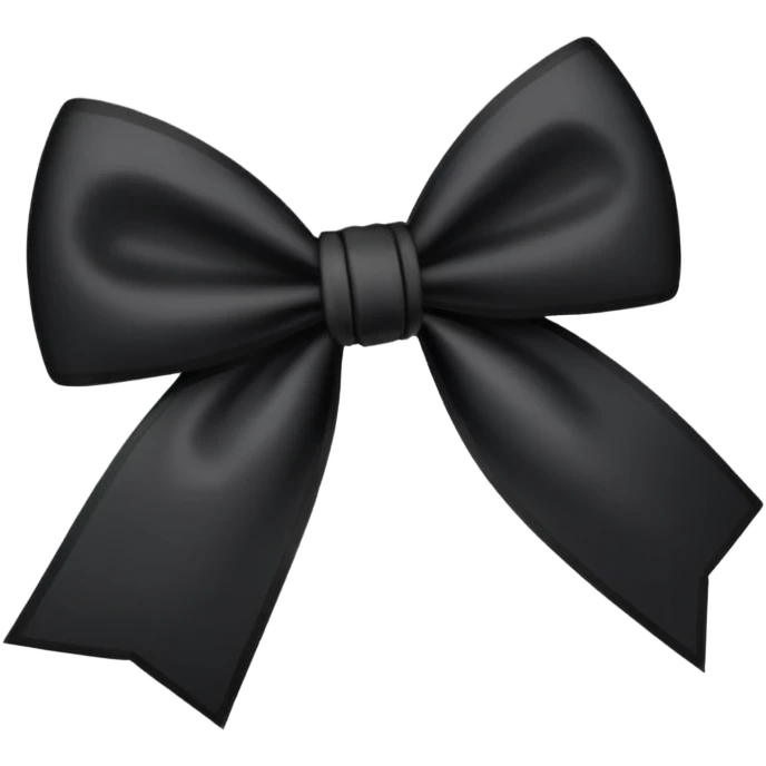 cash with black bow emoji