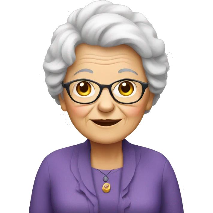 Old lady emoji