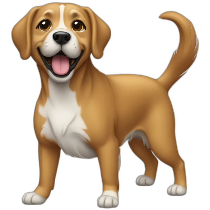 Chien qui danse emoji