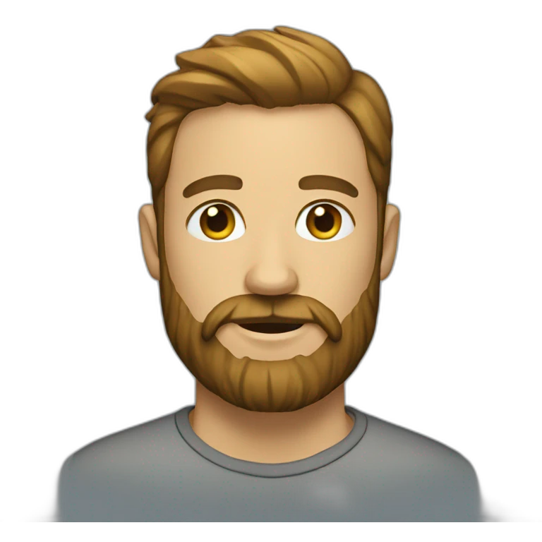 man with beard emoji