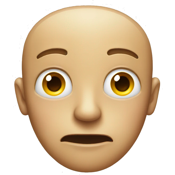 regular emoji but eyes popping out emoji