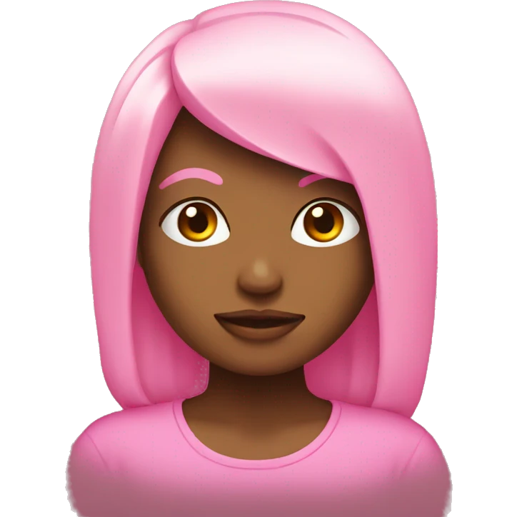 Pink emoji