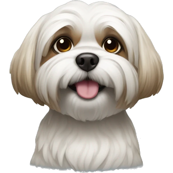 shitzu dog  emoji