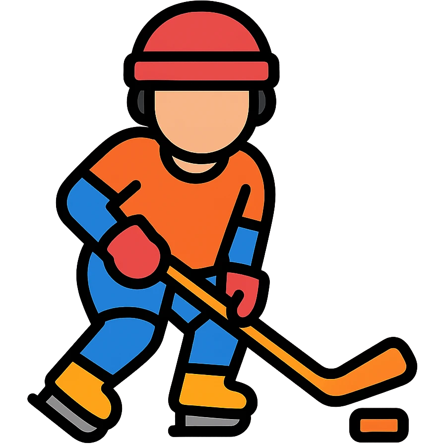 hockey player emoji