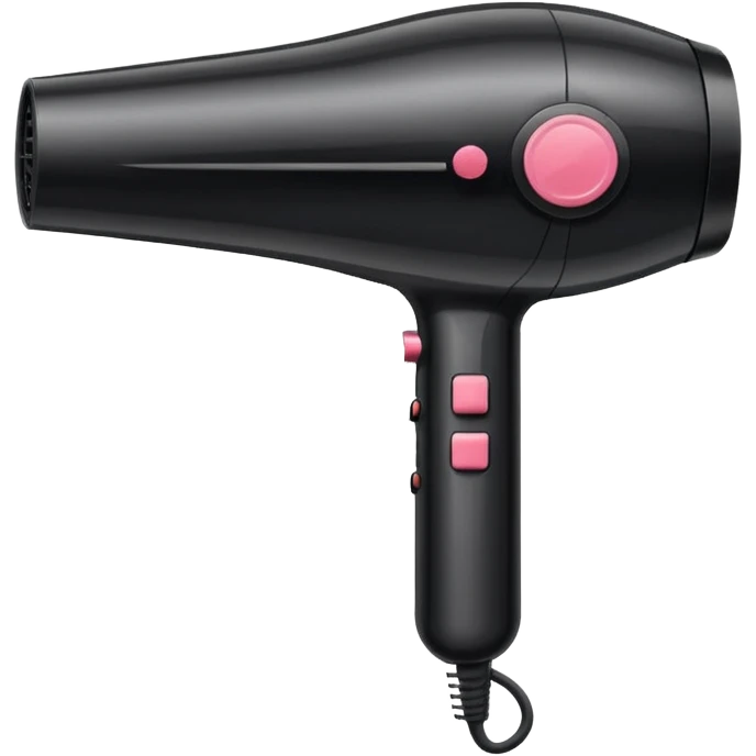 Secador de cabelo emoji
