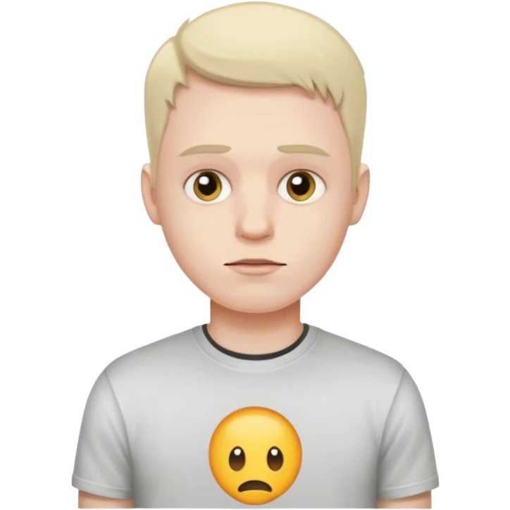  A guy with the worst graphics emoji