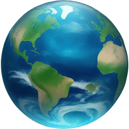 blue planet emoji