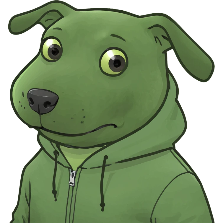 dog wearing a hoodie emoji