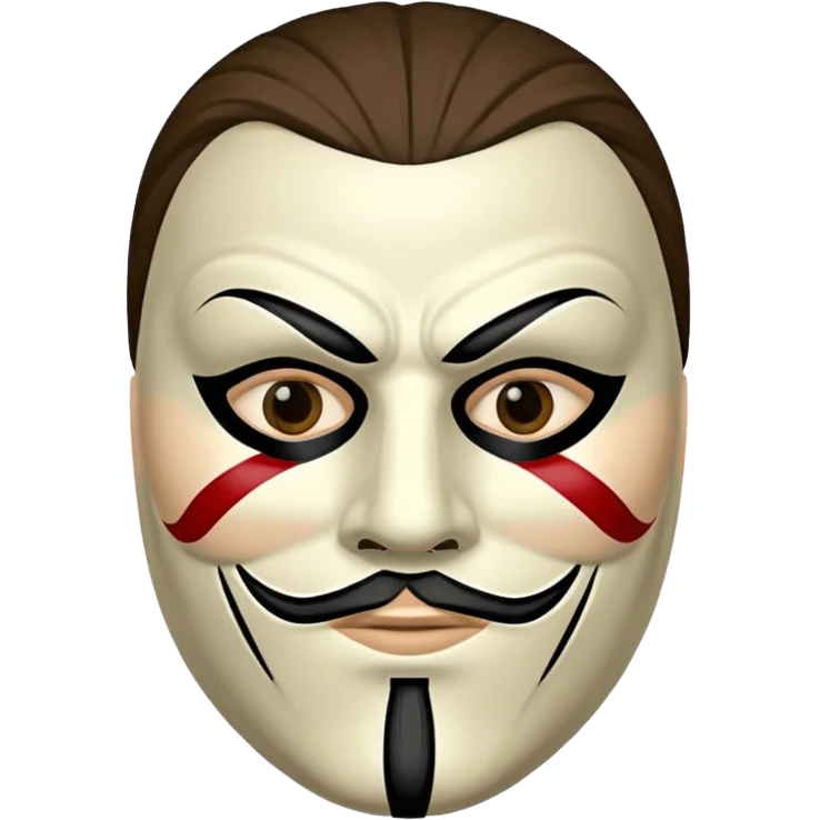 Vendetta man with mask emoji
