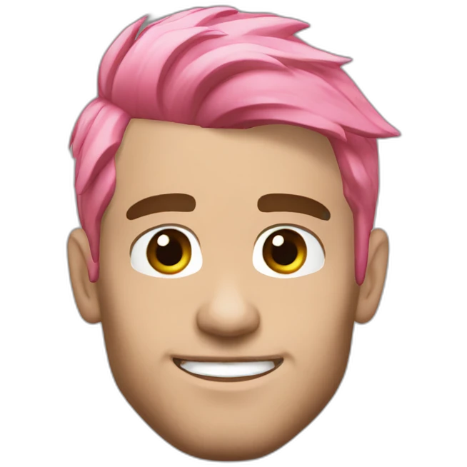 Griezmann pink hair emoji