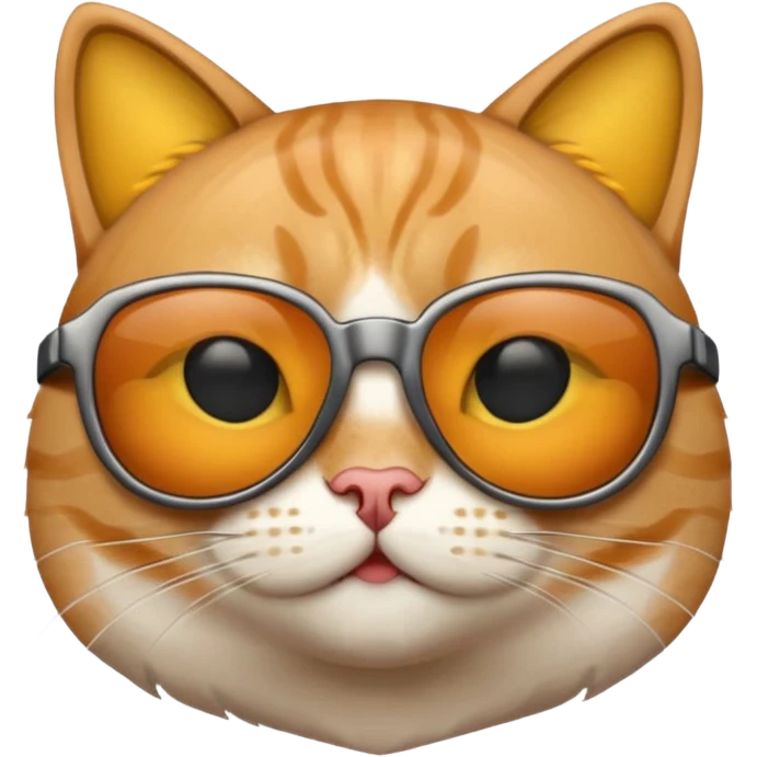 Cat wearing sunglasses emoji