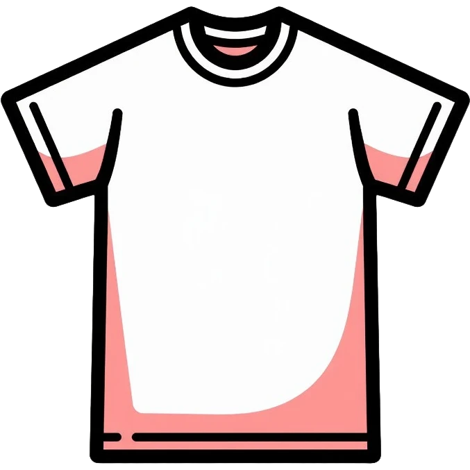 T-shirt with collar emoji