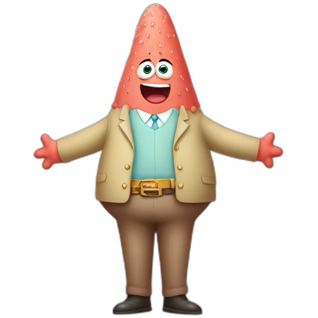 Patrick star full body emoji