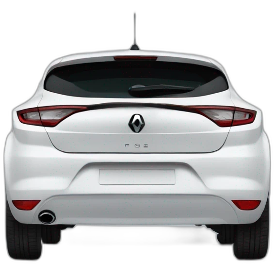 Renault Megane negro emoji