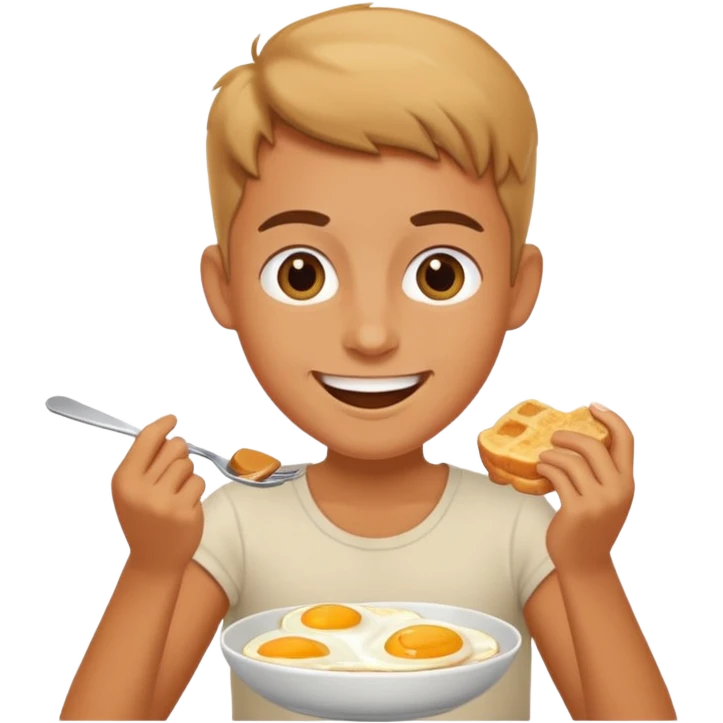 eat breakfast emoji