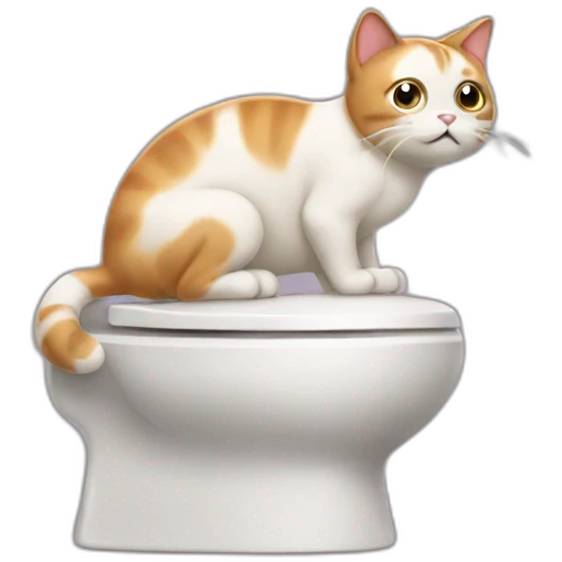 Cat pooping emoji