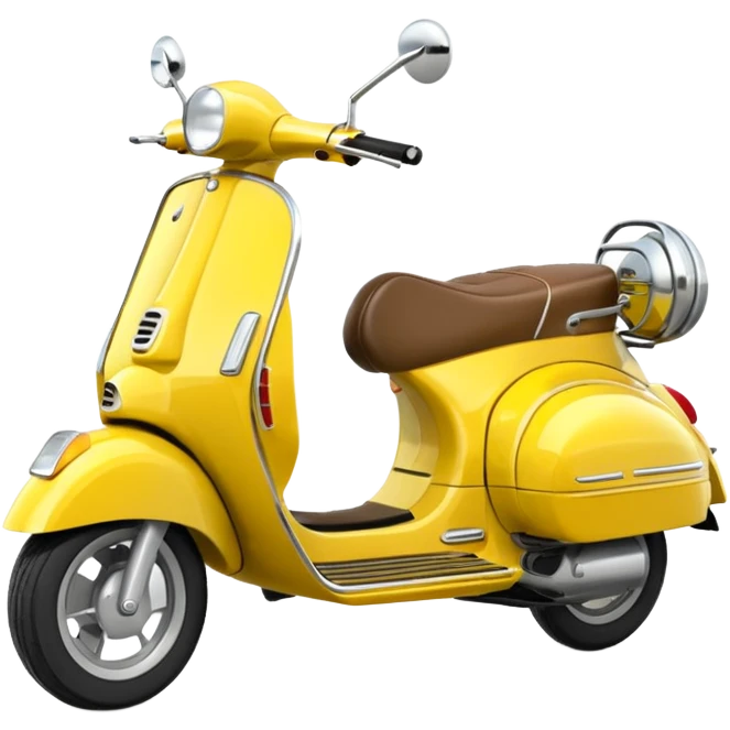 Vespa jaune citron emoji