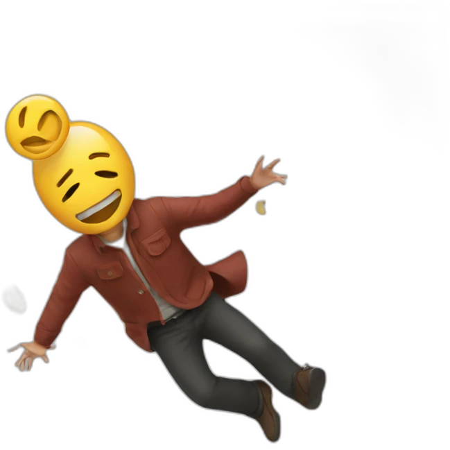 Falling away emoji