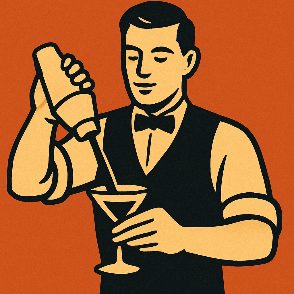 bartender mixing drinks emoji
