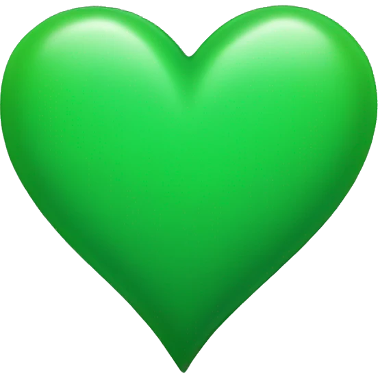 green heart emoji