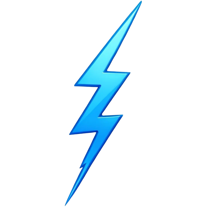 lightning bolt emoji