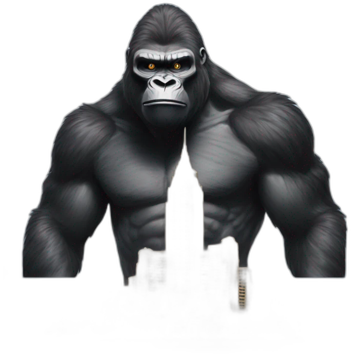 king kong on Bourj khalifa emoji