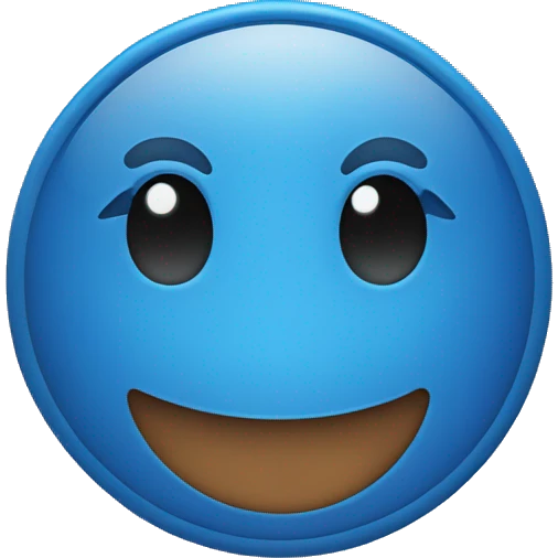 A blue tick in a blue circle emoji