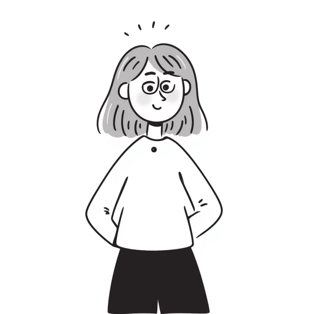 strawberry blonde girl with brown eyes shrugging emoji