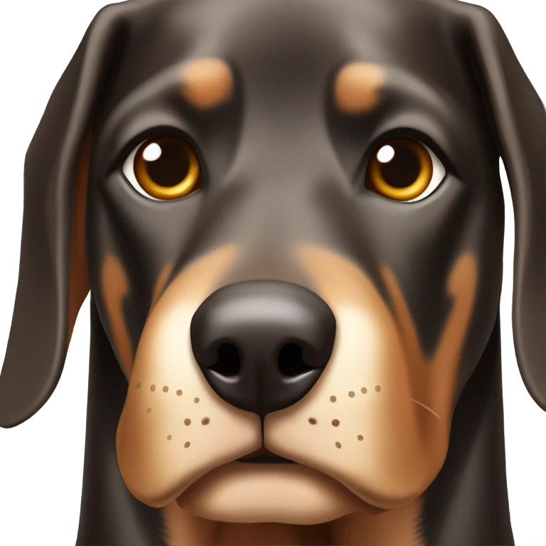 Fawn Doberman  emoji