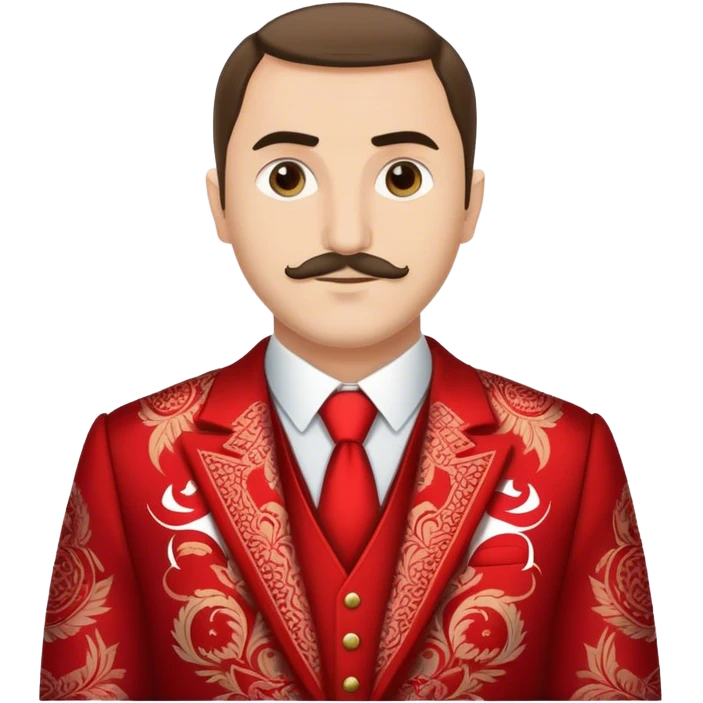 trump with turkish suit emoji