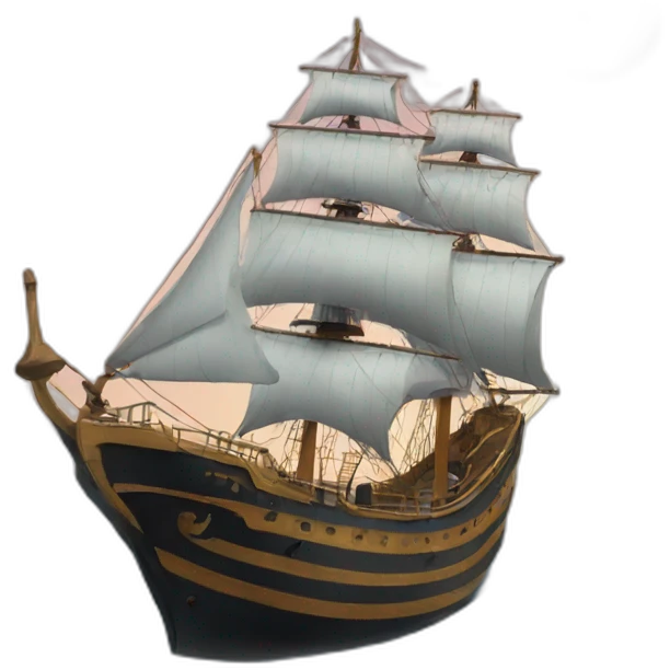 ship flying emoji