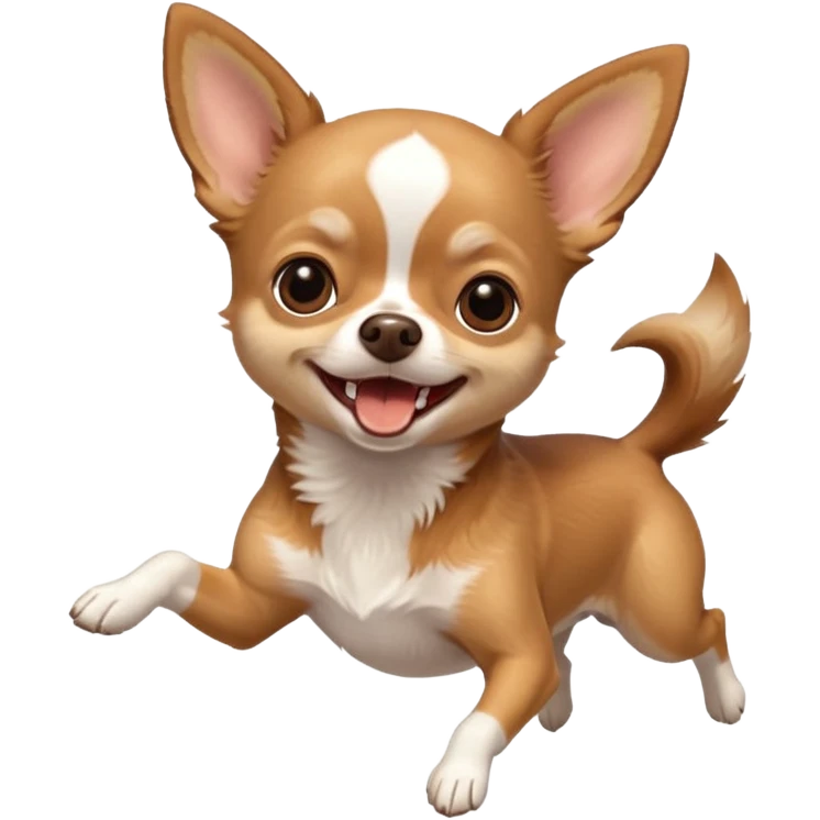 chihuahua jumping  emoji