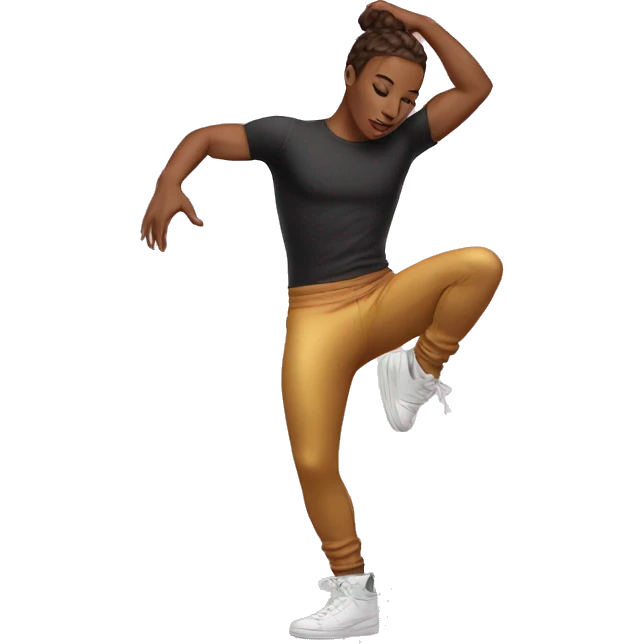 skintight outfit breakdancer emoji