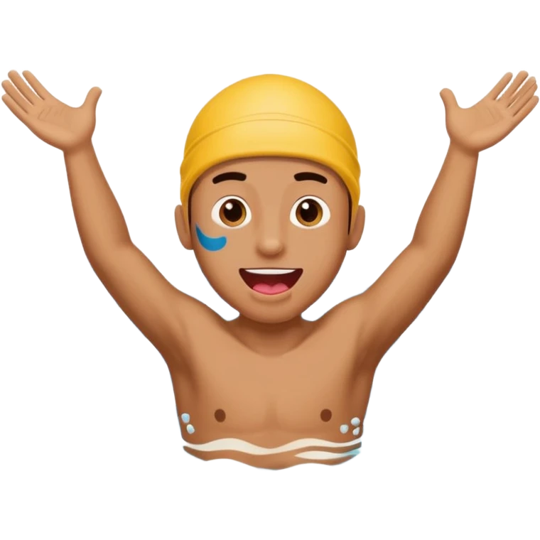 guy sticking out tongue doing swimming arms emoji