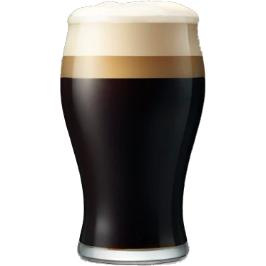 Pint of Guinness emoji