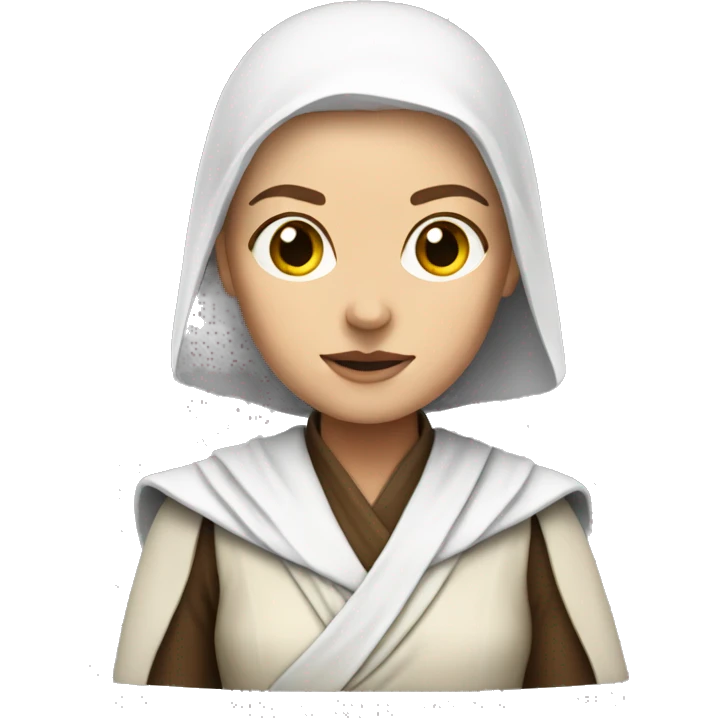 jedi master female white emoji