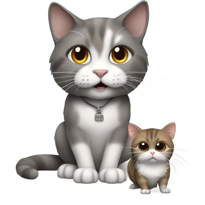 Cat eating a mouse  emoji