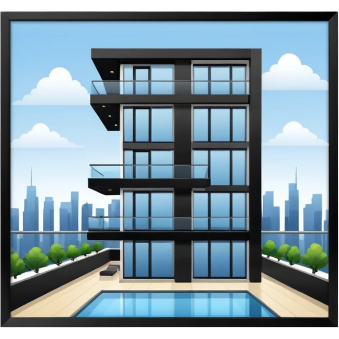modern penthouse emoji