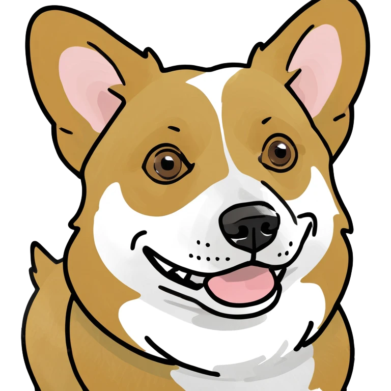 Corgi dog emoji