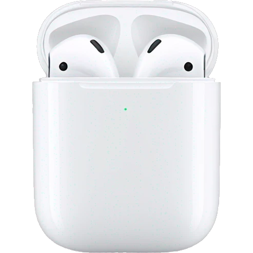 AirPods with bows emoji