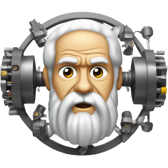 Socrates defusing a bomb emoji