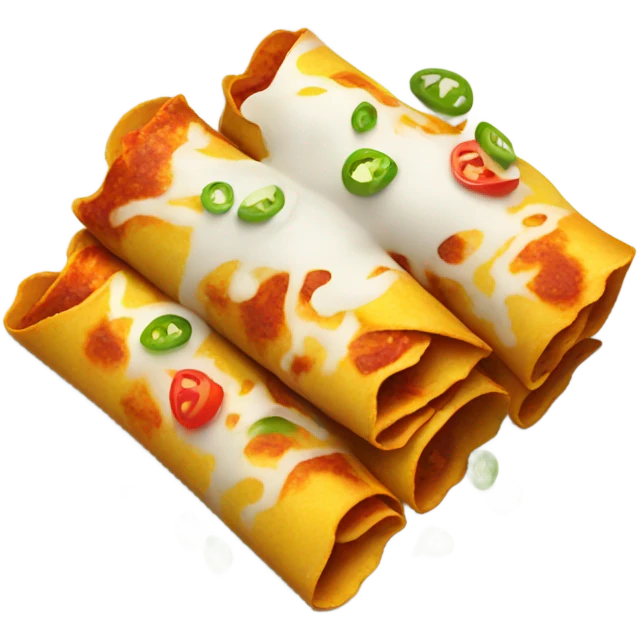 Plate of Enchiladas emoji