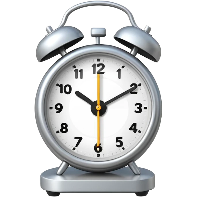 ringing alarm clock on the nightstand emoji