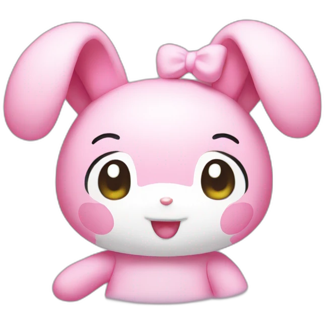 My melody face emoji