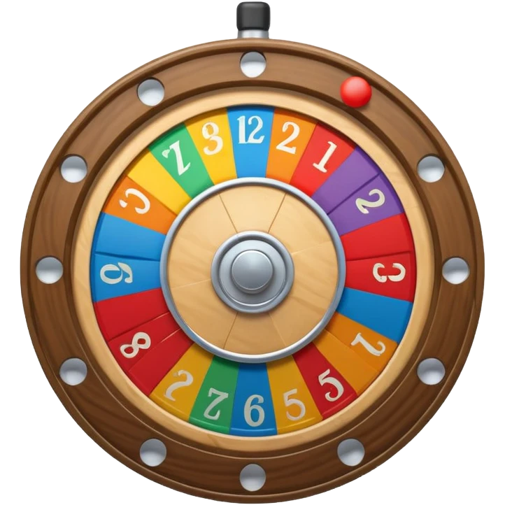 kid friendly roulette wheel spinner emoji