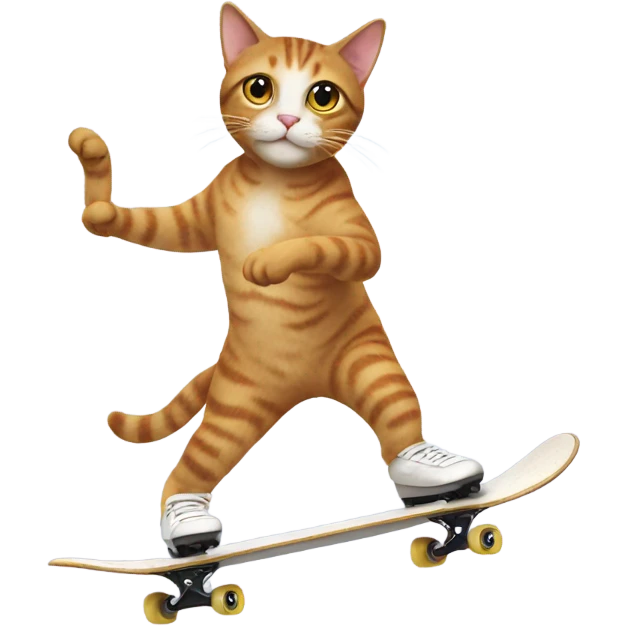 Cat Skating emoji