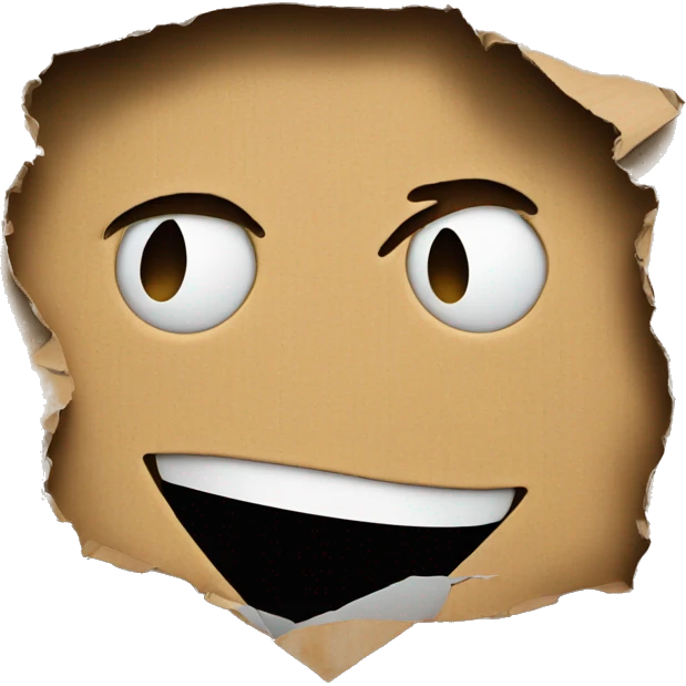 torn cardboard emoji